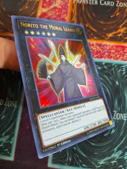 Yu-Gi-Oh! Norito the Moral Leader BLRR-EN0358 Ultra Rare 1st Edition Near Mint - Image 2