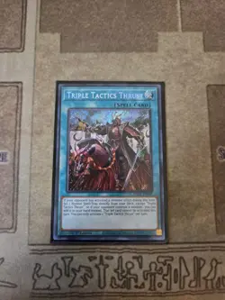 YUGIOH TRIPLE TACTICS THRUST PHHY-EN069 SECRET 1ST ED NM - Image 1