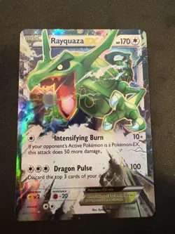 Rayquaza EX #75/108 - HOLO Full Art Rare EX - XY - Roaring Skies 2015 Pokemon - Image 1