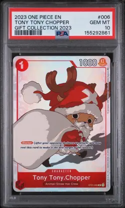 2023 ONE PIECE GIFT COLLECTION 2023 #006 TONY TONY CHOPPER PSA 10 - Image 1