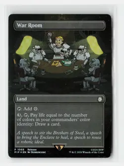War Room (Borderless) Launch Party & Release Event Magic The Gathering Card - Image 1