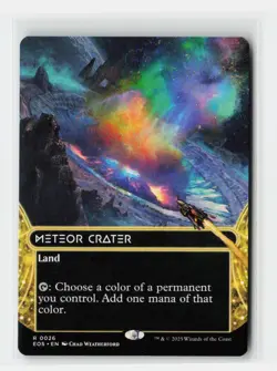 Meteor Crater (0026) (Borderless) Edge of Eternities: Stellar Sights MTG Card - Image 1