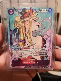 Black Maria Illustration Box Vol 2 OP08-074 One Piece Promotion Cards Foil OP - Image 1