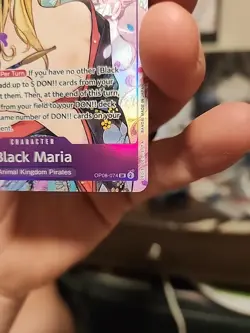Black Maria Illustration Box Vol 2 OP08-074 One Piece Promotion Cards Foil OP - Image 5
