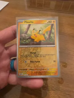 Pikachu - (Reverse Cosmos Holo) (Costco Exclusive) 025/165 Miscellaneous Cards & - Image 1