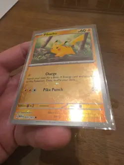 Pikachu - (Reverse Cosmos Holo) (Costco Exclusive) 025/165 Miscellaneous Cards & - Image 2