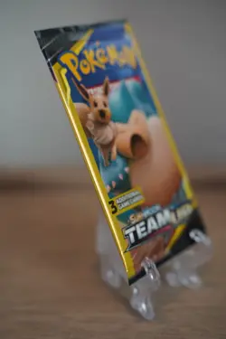 7.78g Pokemon TCG Team Up Mini Booster Pack 3 Card Snorlax Pikachu Art Sealed - Image 5