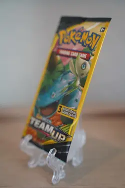 Pokemon TCG Team Up Mini Booster Pack 3 Card Venusaur Celebi Art Factory Sealed - Image 4