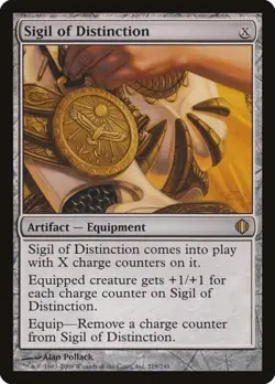 Sigil of Distinction -Foil Medium Play MTG Shards of Alara - Image 1