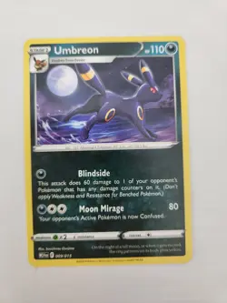 Umbreon 2025 McDonalds Happy Meal Pokemon Dragon Discovery Card 009/015 - Image 1
