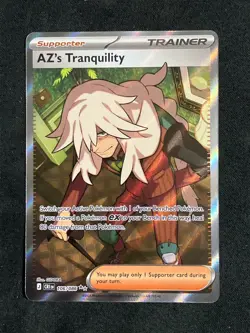Pokemon AZ's Tranquility Full Art Chaos Rising 106/086 Mint NEW Pokemon Card - Image 1