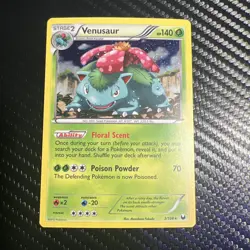 Pokemon TCG Venusaur Dark Explorers Holo Rare Card 3/108 - Image 1