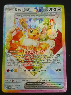 Evoli SVP 174 Promo Primatische Entwicklungen Deutsch NM Pokemon - Image 1