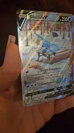 pokemon Glaziola V EVS 175/203 drachenwandel Deutsch Karte NM ultra Rare tcg - Image 2