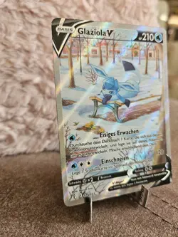 pokemon Glaziola V EVS 175/203 drachenwandel Deutsch Karte NM ultra Rare tcg - Image 3