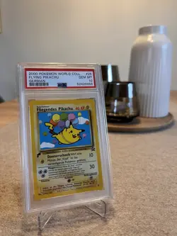 2000 Pokemon Fliegendes Flying Pikachu German World Collection PSA 10 - Image 1