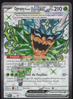 Carte Pokemon Ogerpon Ex 166 Promo SV Francais - Image 1
