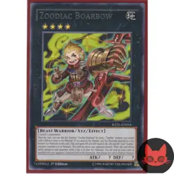 Yugioh Zoodiac Boarbow RATE-EN054 Rare 1st Edition NM - Image 1