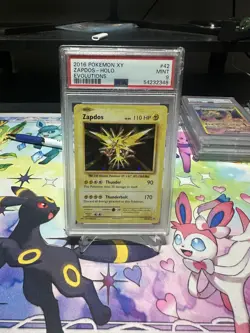 2016 Pokemon XY Zapdos- Holo Evolutions 42/108 PSA 9 - Image 1