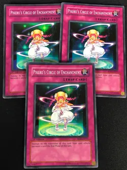 YUGIOH PIKERU'S CIRCLE OF ENCHANTMENT RDS-EN057 1ST SUPER X3 (MP) - Image 1