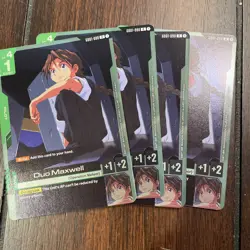 Gundam TCG - Duo Maxwell Playset English GD01-090 Rare - Image 2