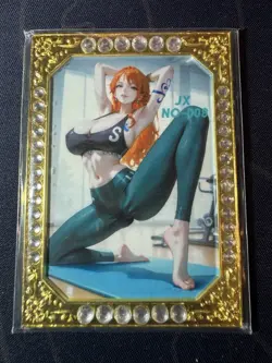 Goddess Maiden Nami Yoga Bodysuit Preimium Thick Card Waifu Doujin One Piece - Image 1