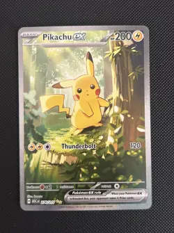 Pikachu EX- Ascended Heroes- 276/217 SIR- Secret Rare Mint Pokemon Card - Image 1