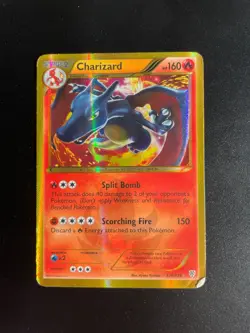 Charizard 136/135 Secret Rare Plasma Storm Holo MP Pokemon TCG Card - Image 1