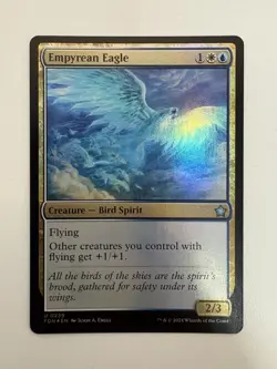 Empyrean Eagle Foil MTG Magic the Gathering Card NM Near Mint FDN - Image 1