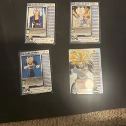 Trunks 1-3 + HT Cell Saga DBZ CCG Personality Card Set Dragon Ball Z LIMITED - Image 1
