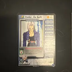 Trunks 1-3 + HT Cell Saga DBZ CCG Personality Card Set Dragon Ball Z LIMITED - Image 2