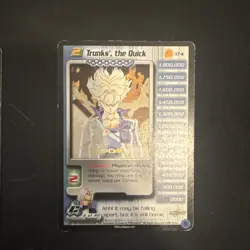 Trunks 1-3 + HT Cell Saga DBZ CCG Personality Card Set Dragon Ball Z LIMITED - Image 3
