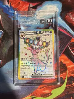 Espeon ex SVP175 Sv: Scarlet & Violet Promo Cards Holo TAG 10 - Image 1