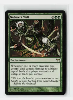 Nature's Will Champions of Kamigawa Magic The Gathering MTG Card - Image 1