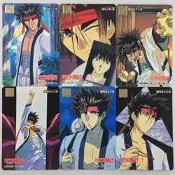 Rurouni Kenshin Carddass Part2 36 Regular Cards Complete Set Bandai 1996 Japan - Image 2