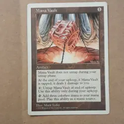 Wizards of the Coast MTG Mana Vault Core Set 5th Edition Regular Artifact Rare - Image 1