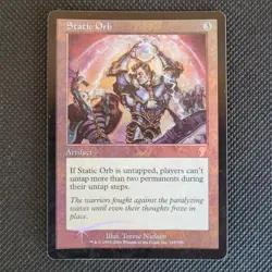 Wizards MTG Static Orb Foil Artifact 319/350 2001 English - Image 1