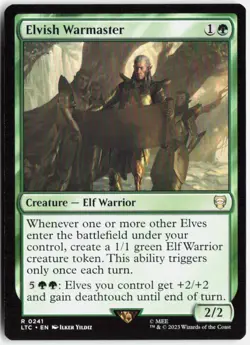 Elvish Warmaster R Commander: The Lord of the Rings: 241 LP-NM - Image 1