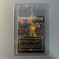 Magic the Gathering PSA Magazine Promo Swords to Plowshares Thanos SEALED - Image 1