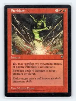 MTG Fireblast - Visions MP - Image 1