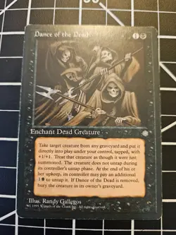 MTG / Dance of the Dead / Ice Age / MP, Moderately Played / FREE SHIPPING - Image 1