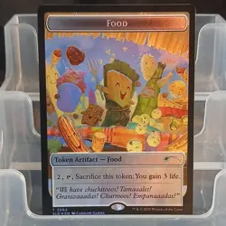 Magic: The Gathering Food Token Artifact Foil Secret Lair Drop 2064 2025 Gariba - Image 1