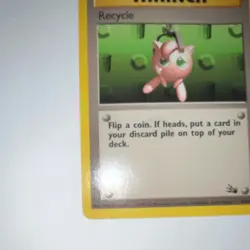 Pokemon TCG Recycle 61/62 Fossil Trainer Unlimited English Regular 1999 - Image 3