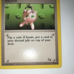 Pokemon TCG Recycle 61/62 Fossil Trainer Unlimited English Regular 1999 - Image 4