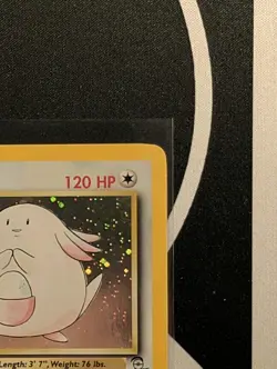 Chansey 3 Base Set 2 Unlimited Holo Rare - Pokemon TCG - Image 3