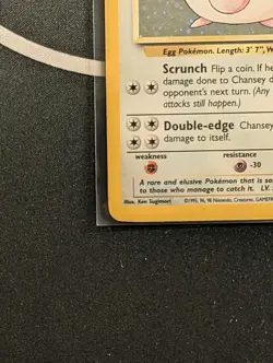 Chansey 3 Base Set 2 Unlimited Holo Rare - Pokemon TCG - Image 5