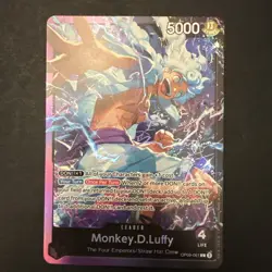Monkey.D.Luffy OP09-061 SR Leader Starter Deck 26 Holo Foil One Piece TCG - Image 1