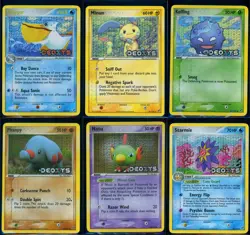 Pokemon EX DEOXYS - 6 Reverse Holo Cards Bundle - ENG - Near Mint or Better - Image 1