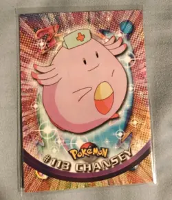 Topps Series 2 Pokemon TV Animation Edition #113 Chansey Trading Card Pristine - Image 1