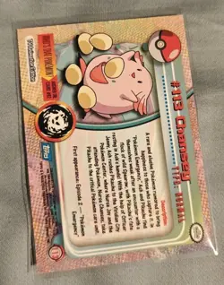 Topps Series 2 Pokemon TV Animation Edition #113 Chansey Trading Card Pristine - Image 2